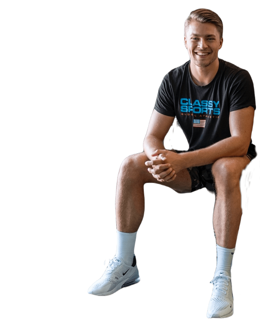 Jan sitzend ausgeschnitten